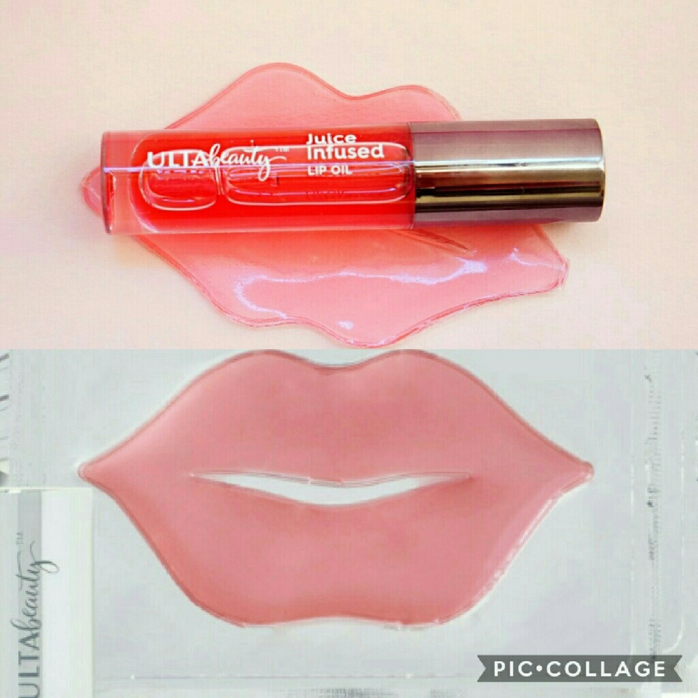 SET 2 POMEGRANATE JUICE INFUSED LIP OIL & LIP MASK